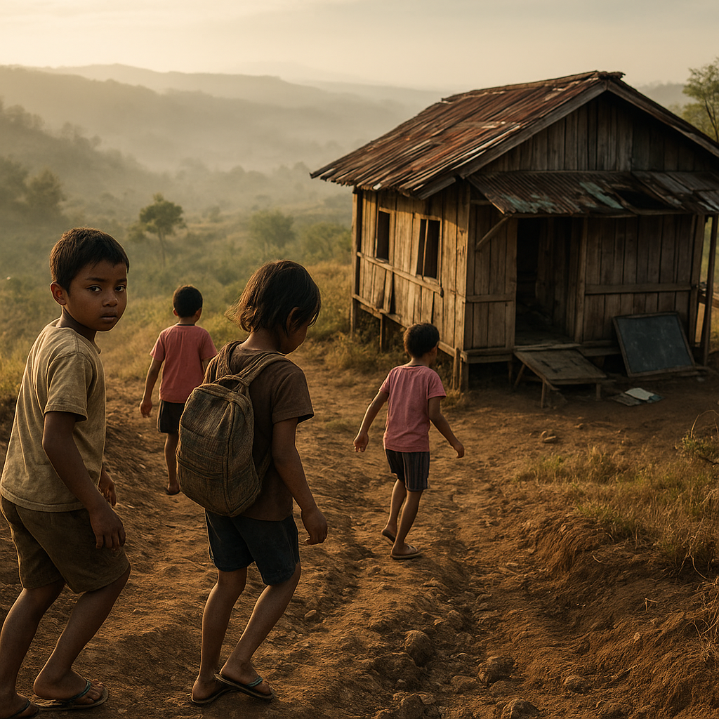 Suara dari Atas Bukit: Anak-anak Timor Timur Merindukan Sekolah Layak