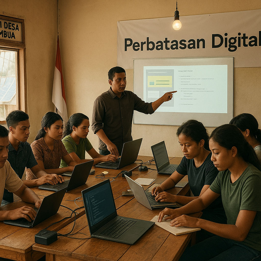 Menatap Layar dari Kampung Halaman: Anak Muda Perbatasan NTT Berdaya Lewat Teknologi Informasi