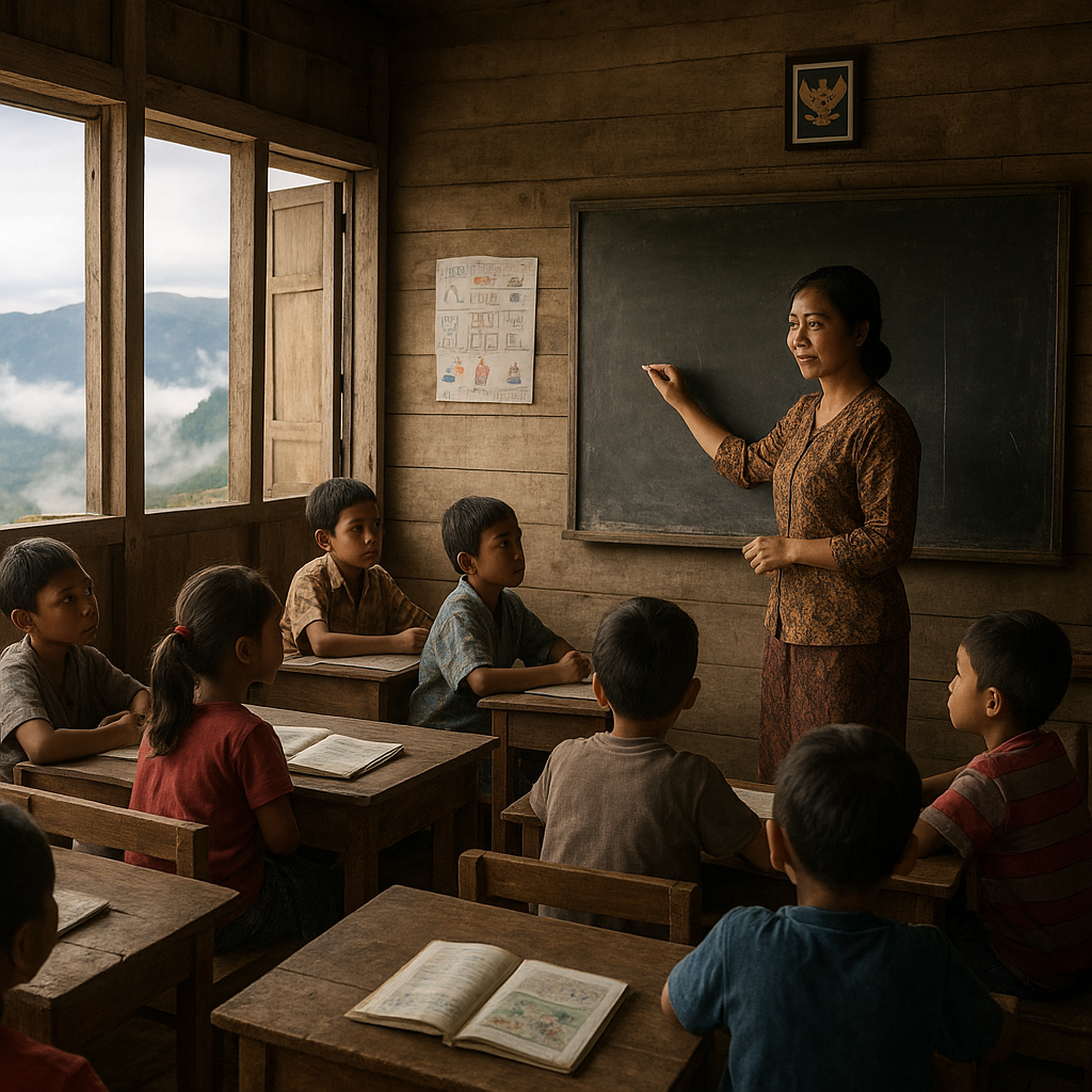 Sekolah di Atas Awan: Kisah Guru dan Murid di Perbatasan Aceh yang Tak Lekang oleh Waktu