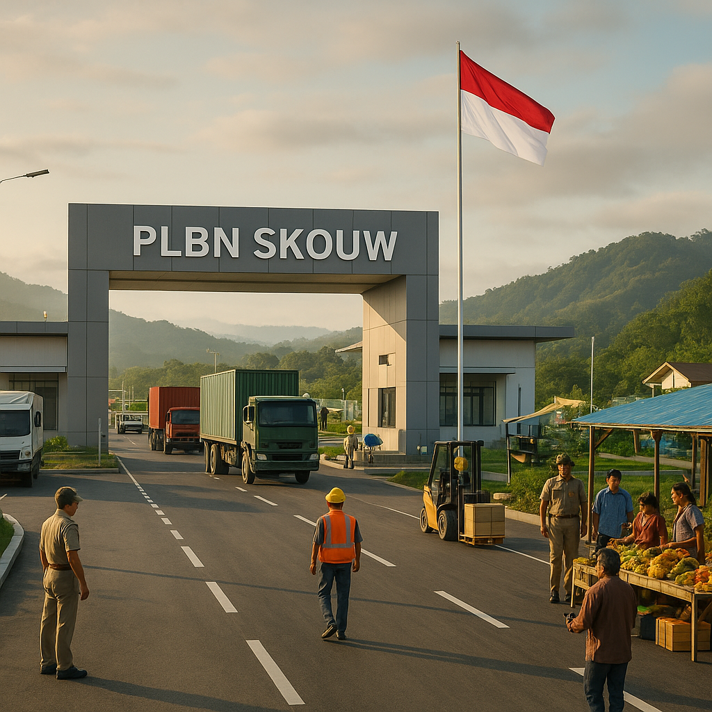 PLBN Skouw, Gerbang Investasi di Ujung Negeri yang Kian Kokoh