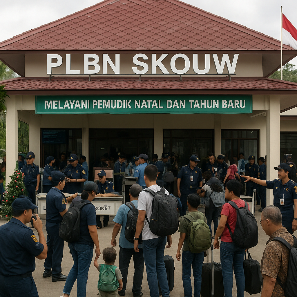 PLBN Skouw Siap Layani Pemudik Natal dan Tahun Baru
