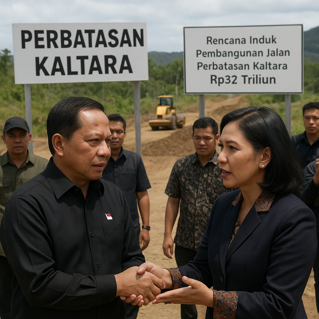 Rahmawati Apresiasi Kunjungan Mendagri ke Perbatasan Kaltara, Dorong Jalan Rp32 Triliun