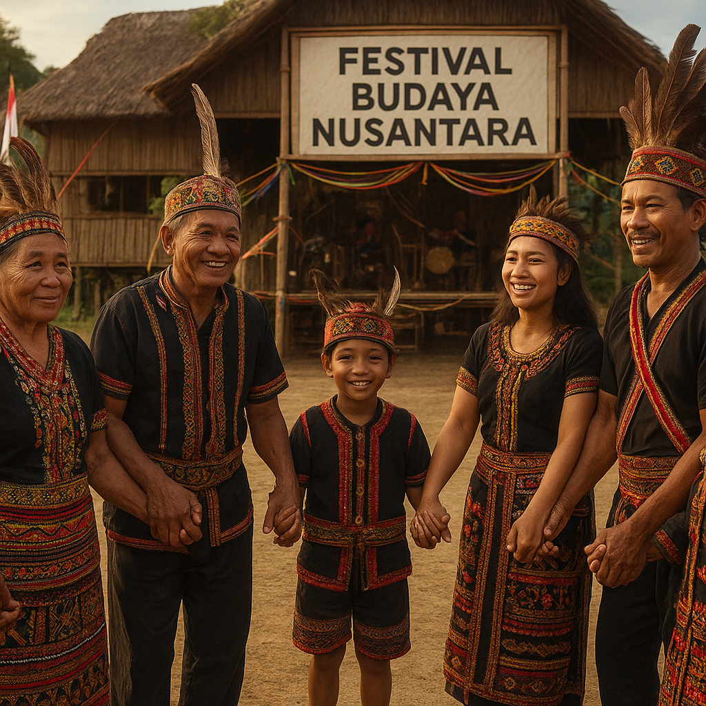 Festival Budaya Nusantara di Perbatasan: Gandeng Tangan Suku Lundayeh dan Suku Murut di Long Midang