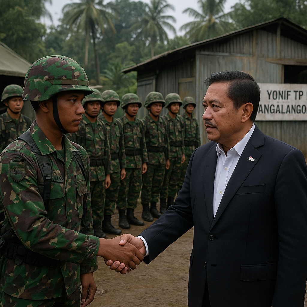 Menhan Kunjungi Prajurit di Ujung Bengkayang, Tekankan Kesiapan Tempur dan Pengabdian