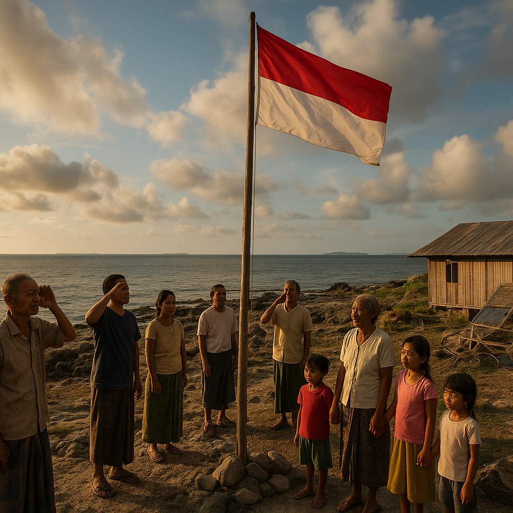 Bendera Merah Putih di Ujung Pulau Berbatasan dengan Filipina: Sebuah Perjuangan Warga Miangas yang Tak Pernah Padam
