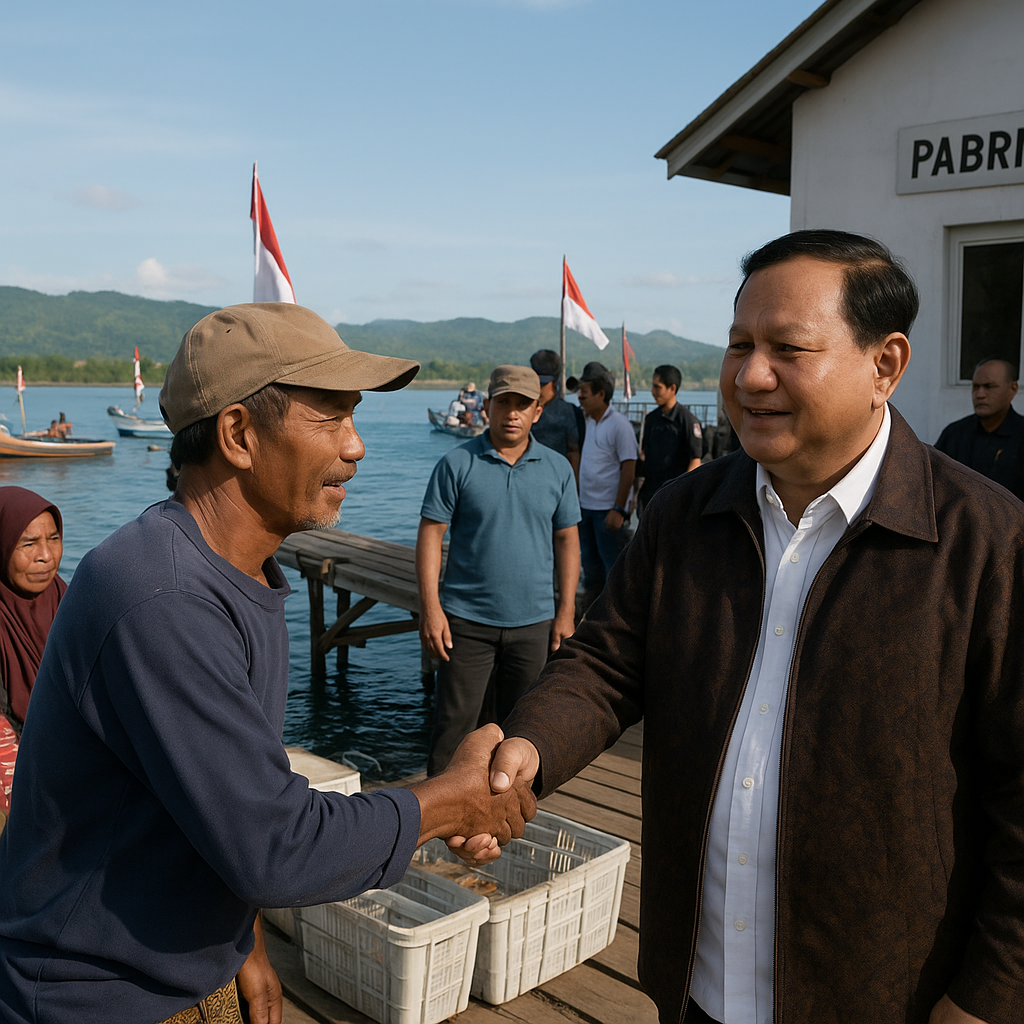 Prabowo Lanjut Tinjau Kampung Nelayan Merah Putih di Gorontalo Usai Datangi Pulau Miangas
