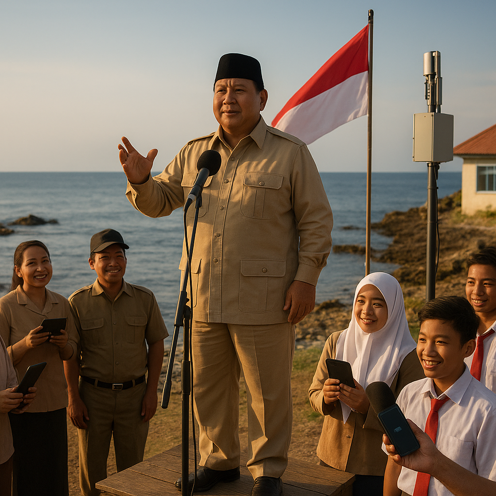 Presiden Memastikan Akses Internet dan Komunikasi Jangkau Pulau Terluar