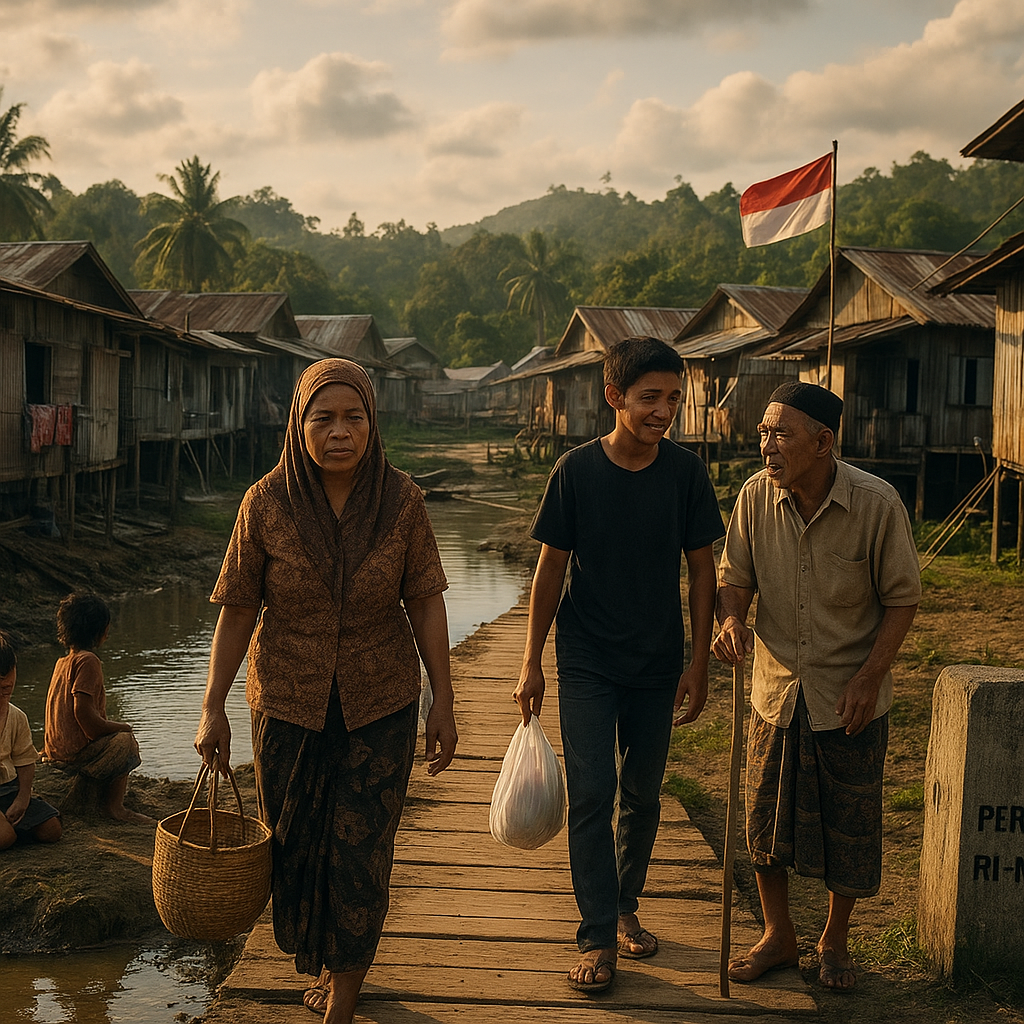 Warga Perbatasan RI-Malaysia di Kalimantan: Hidup dengan Dua Negara