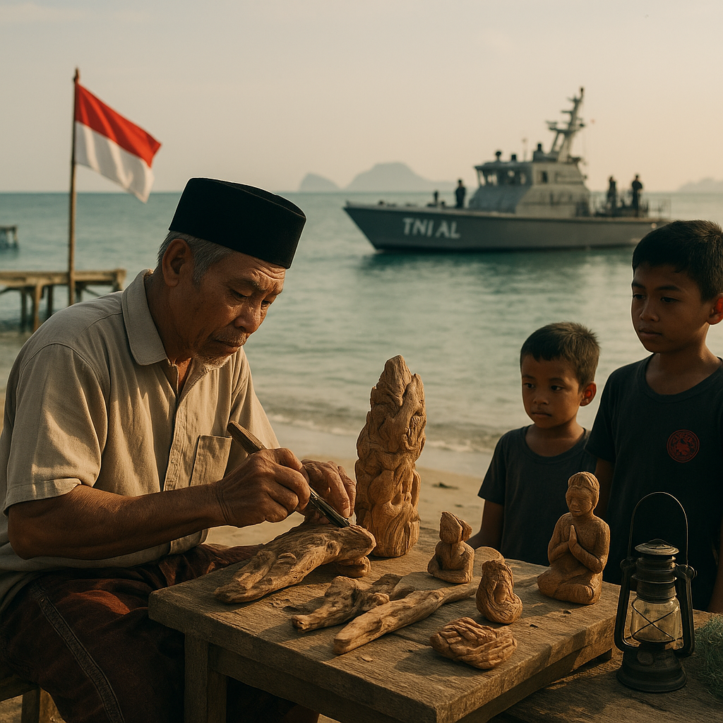 Rasio Rudal di Laut Natuna: Suara Perajin Kayu di Pulau Terdepan