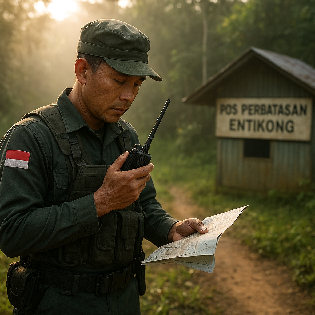 Patroli Perbatasan Entikong: Foto Jurnalisme Menangkap Keseharian Penjaga Garis Negara